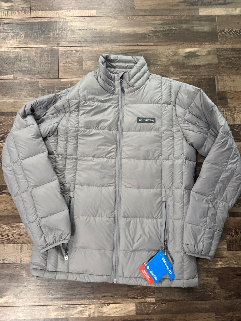 Columbia Gray Lightweight Quilted Packable Puffer Jacket